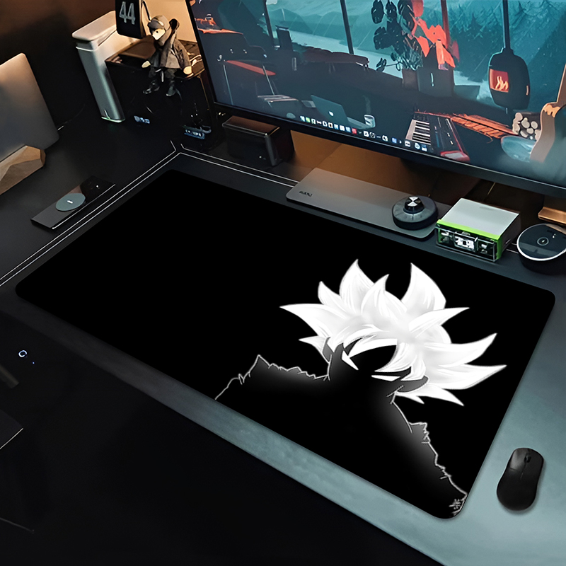 Graphic Tablet Accessories - DBZ Schwarzes Anime-Mauspad Dragon Ball Große