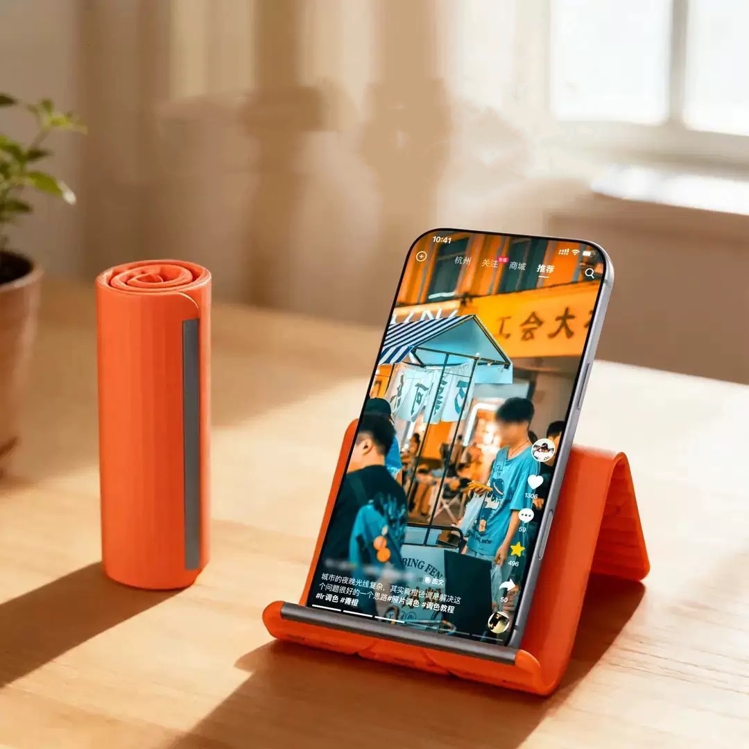 Essential Tablet Accessories - Flexibler Tragbarer Telefonständer aus Silikon für