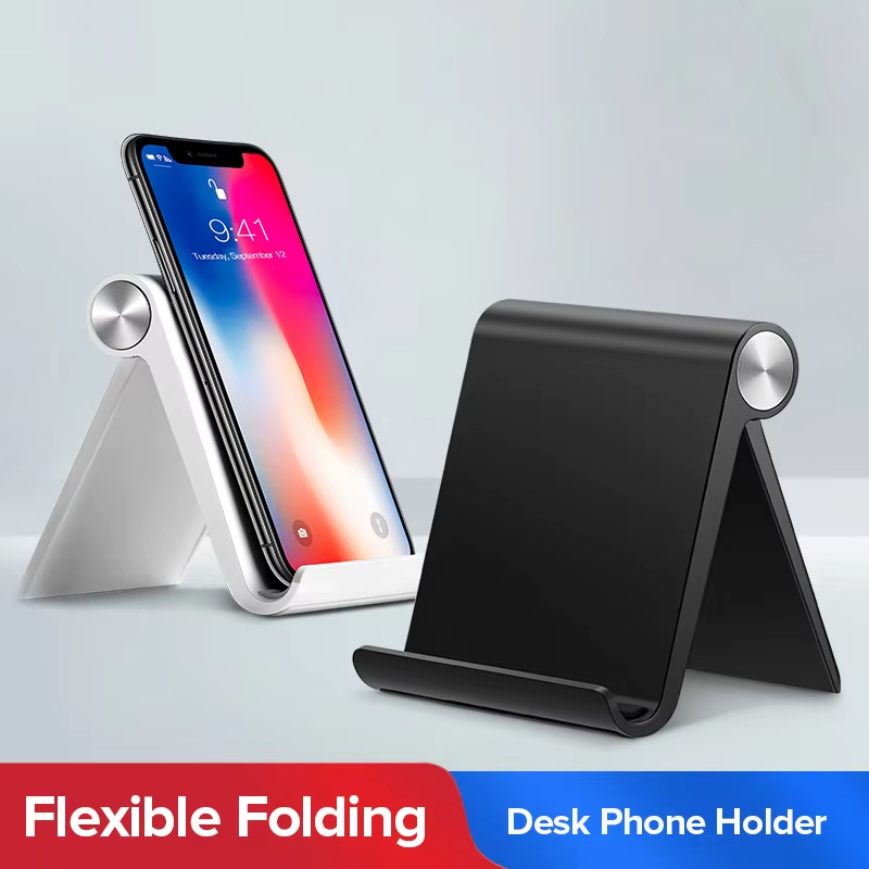 Essential Tablet Accessories - Universeller Faltbarer Schreibtisch-Telefonhalter Tragbarer Verstellbarer Desktop-Telefonständer