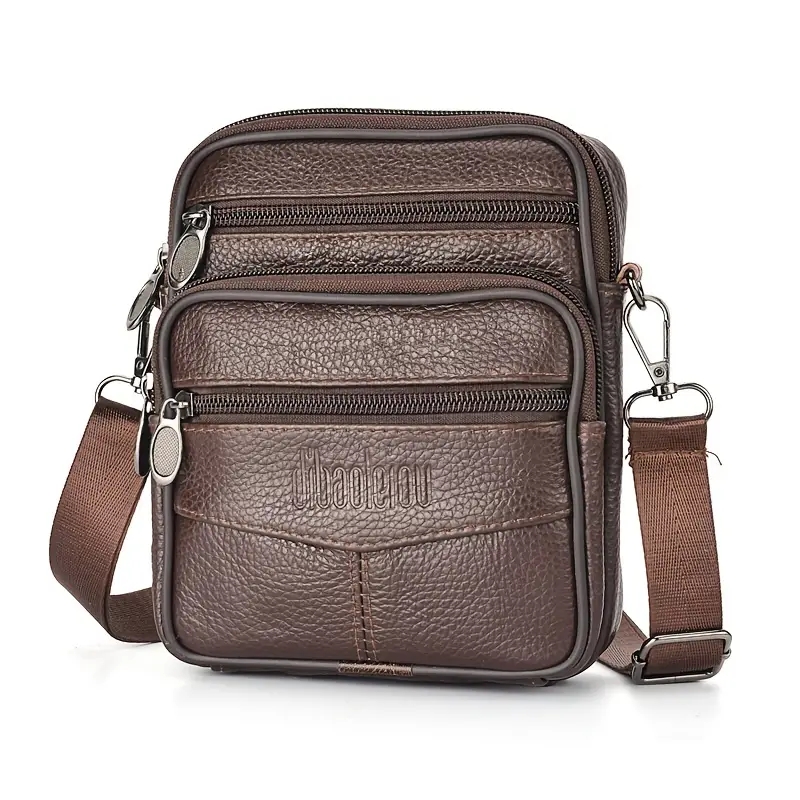 Tablet Shoulder Bag - Männer Neue Echtes Leder Umhängetasche Vertikale