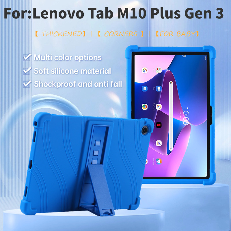 Lenovo Tablet Plus Accessories - Silikon-Standhülle für Lenovo Tab M10 Plus