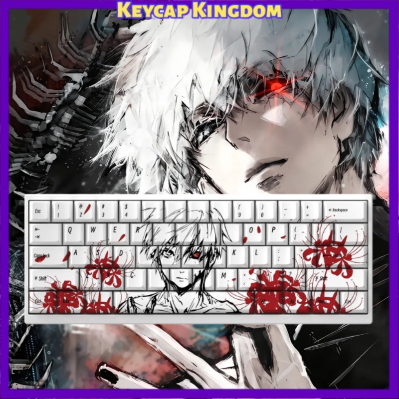 Tablet Pc Accessories - Tokyo Ghoul Kinki Ken Anime-Tastenkappe für