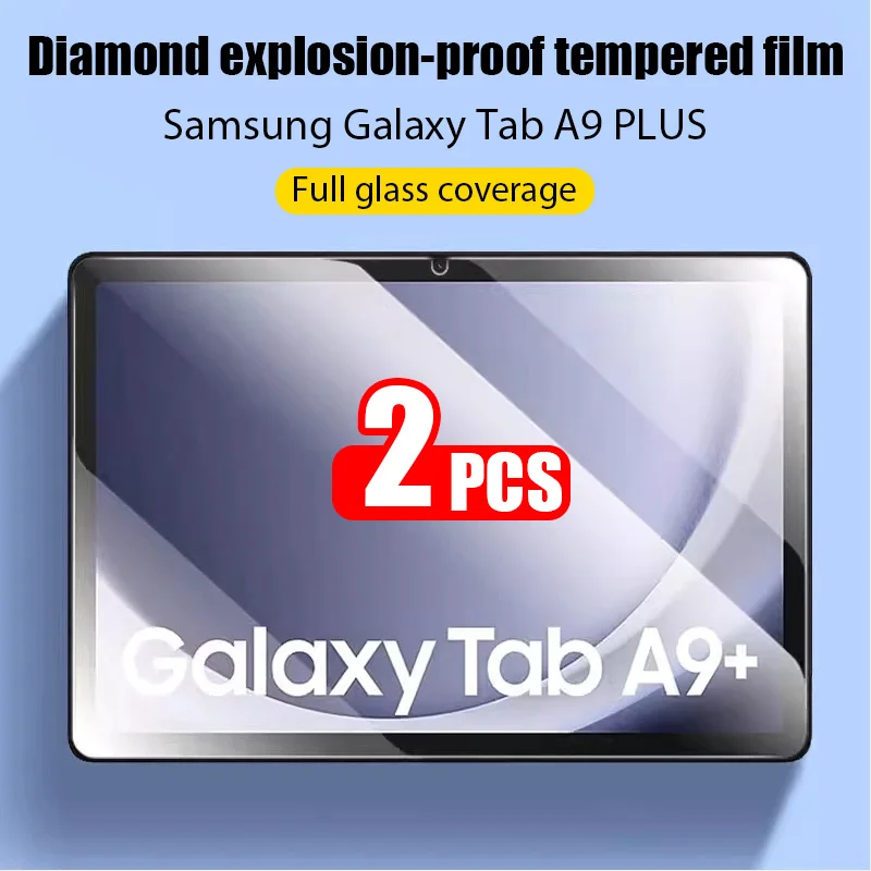Samsung Tablet A9 Accessories - 2PCS HD Kratzfeste 11 Zoll gehärtetes