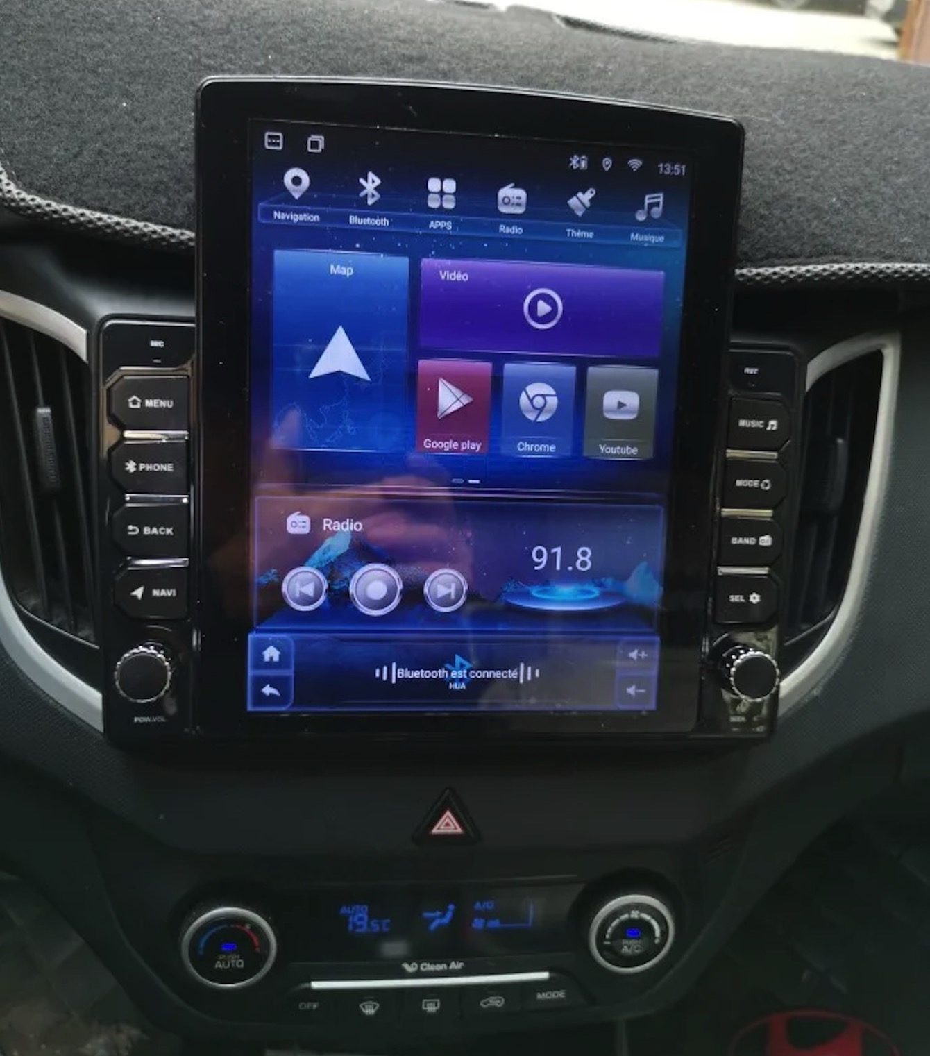 Tablet Danish Mobile & Accessories - 8G+128G Android 14 Für Hyundai Creta