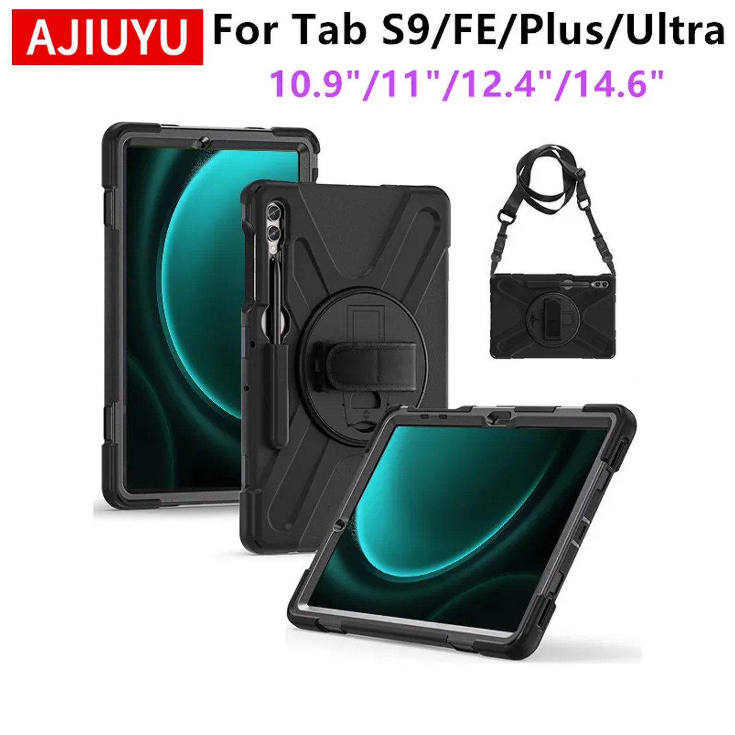 Samsung Tablet A9 Accessories - Robuste, stoßfeste Hülle für Samsung Galaxy