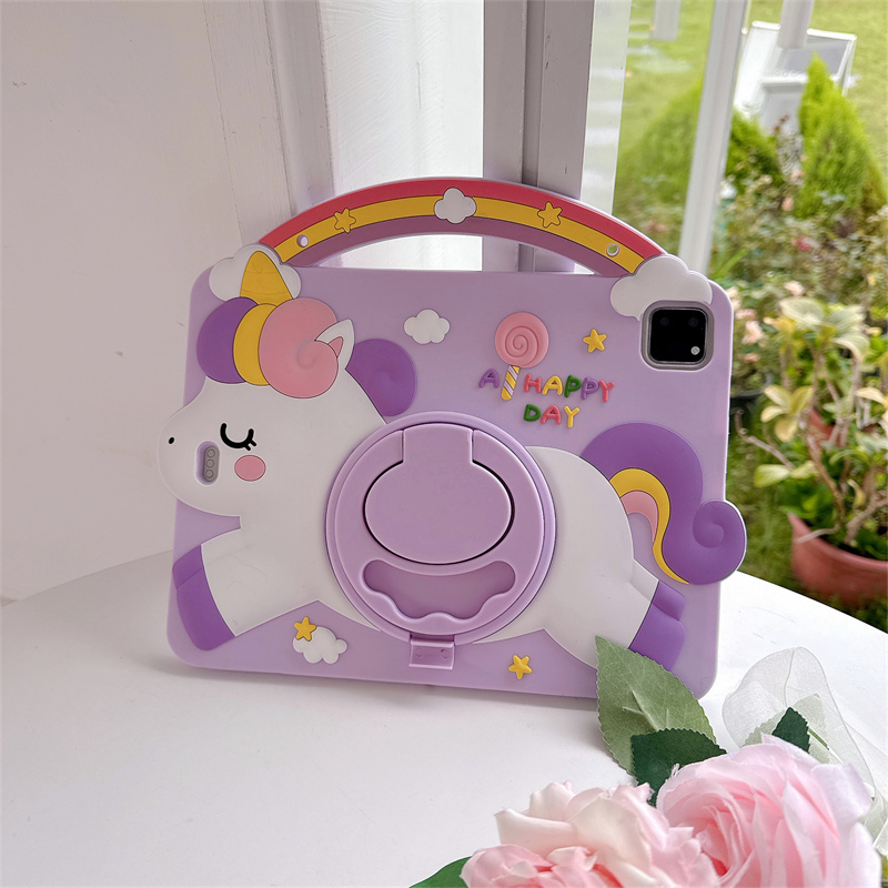 Samsung Tablet A9 Accessories - Cartoon-Einhorn-Kinder-Tablet-Hülle für Samsung Galaxy Tab A11