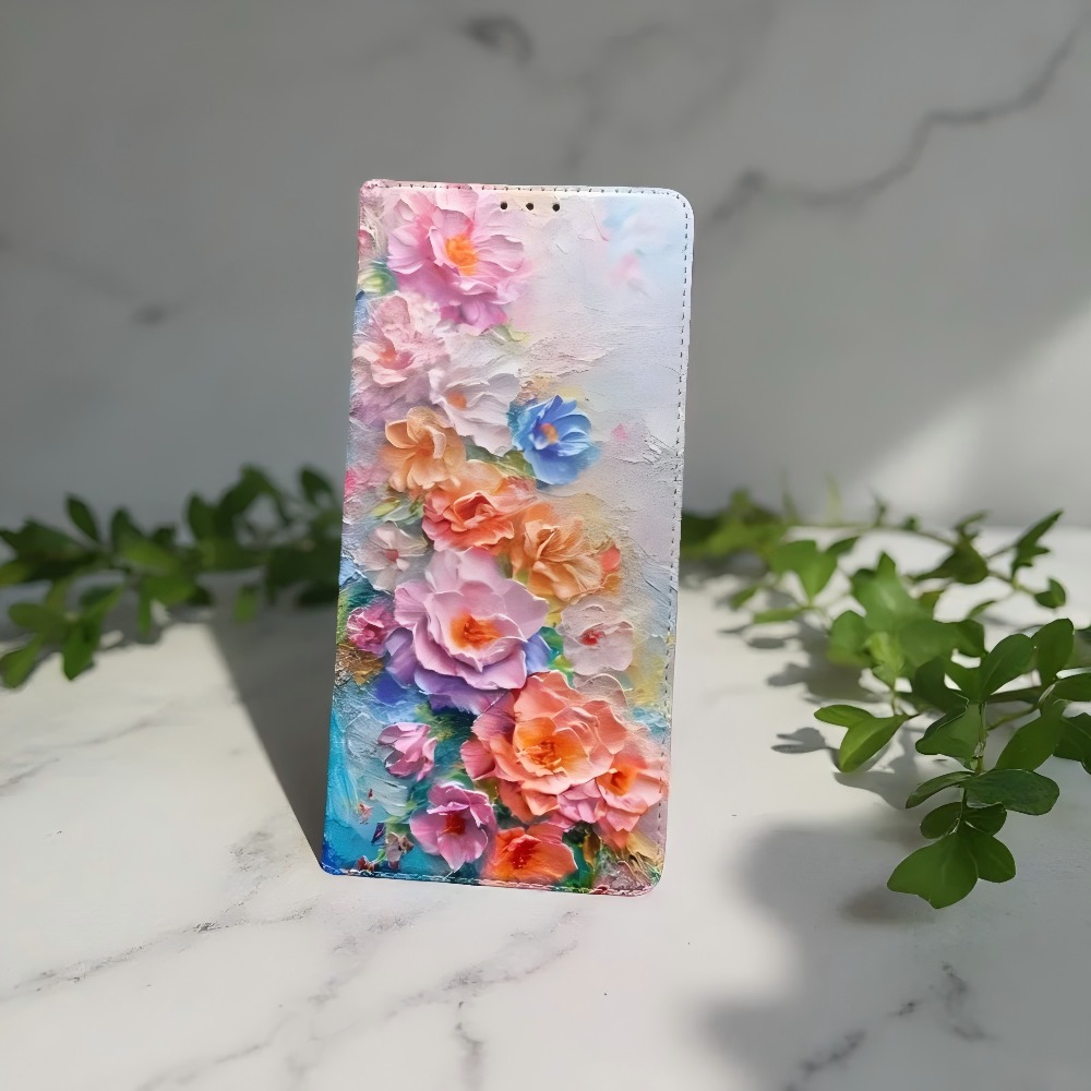 Tablet And Accessories Case - Bemalte magnetische Flip-Lederhülle für Samsung Galaxy