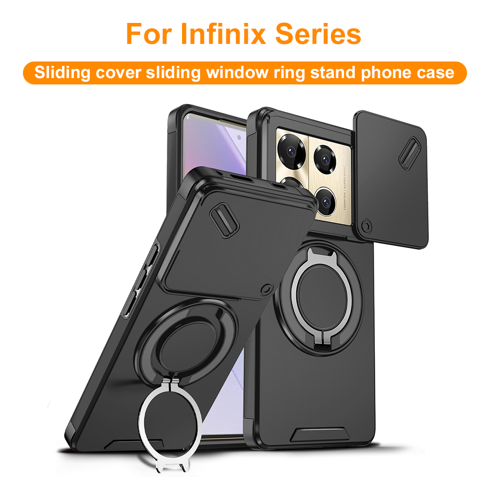 Magnetic Case Smart - Schiebe-Kameraabdeckung Handyhülle für Infinix Note 40