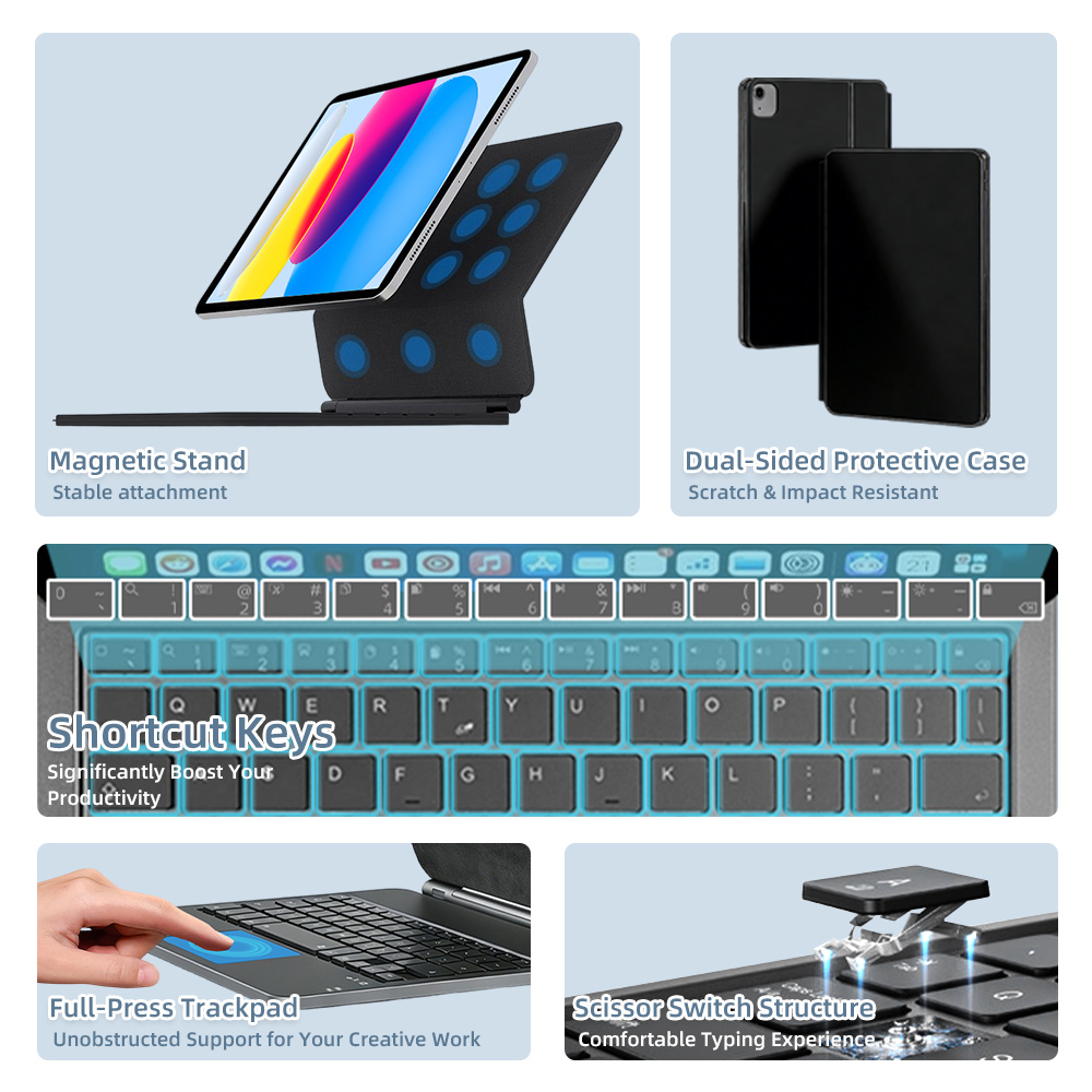 2026 Magic Keyboard mit Blueto – Magnetic Case Smart Bewertung und Preis