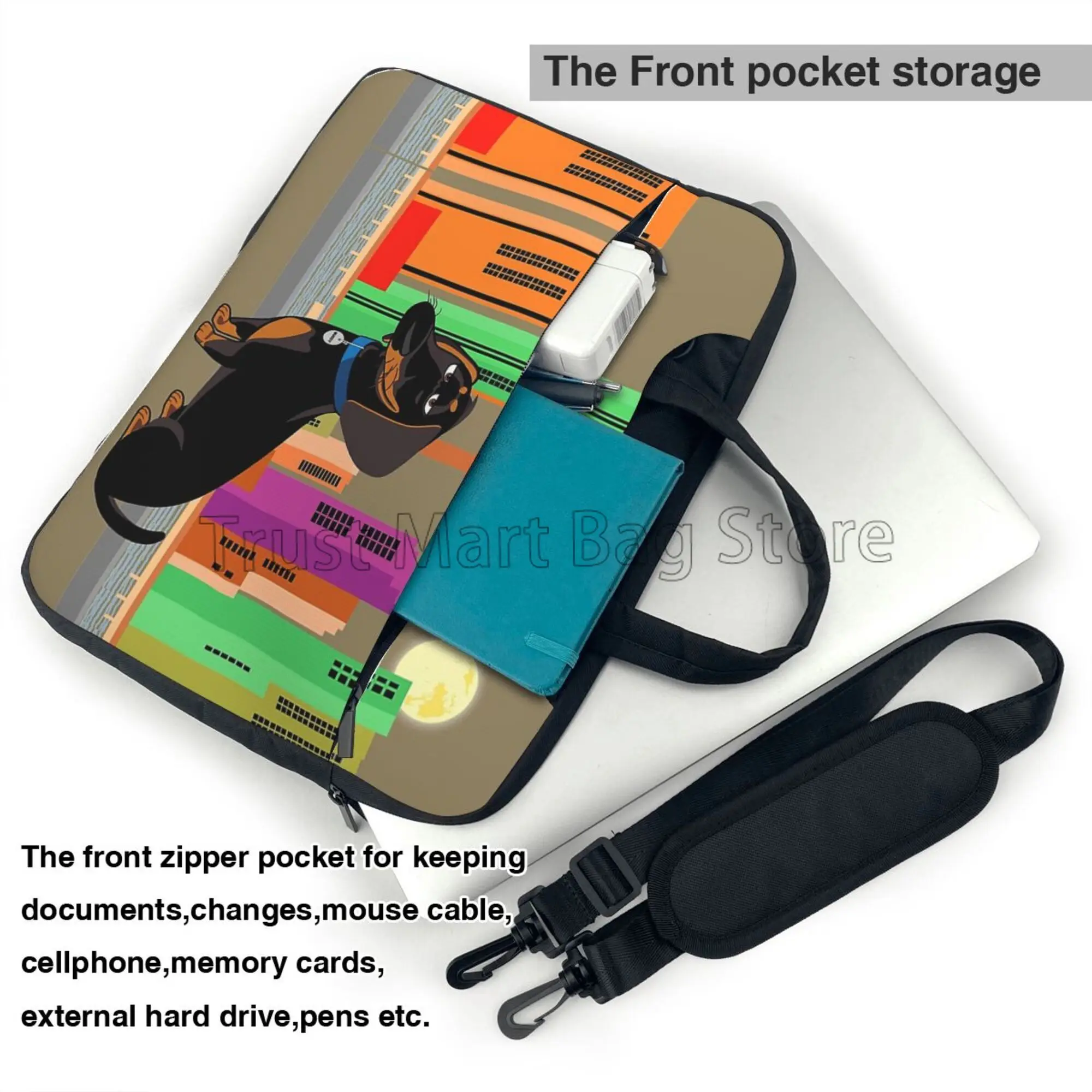 Niedliche Dackel drucken Lapto – Tablet Shoulder Bag Bewertung und Preis