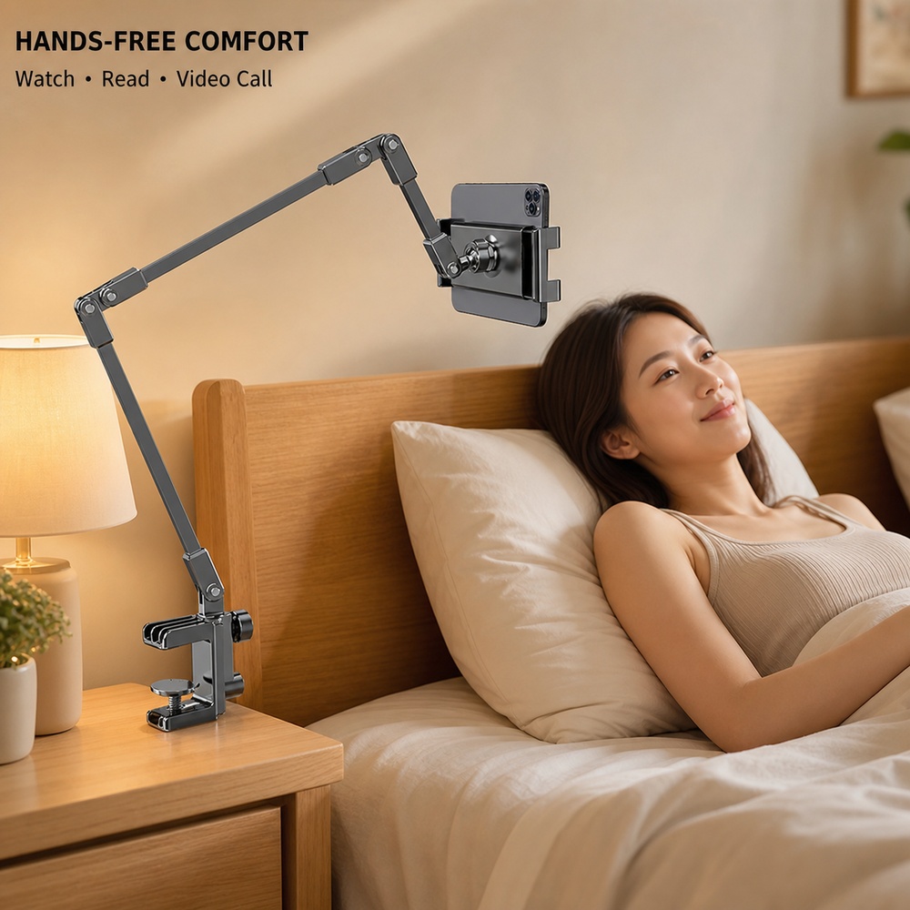 Verstellbarer Bett-Handyhalter – Essential Tablet Accessories Bewertung und Preis