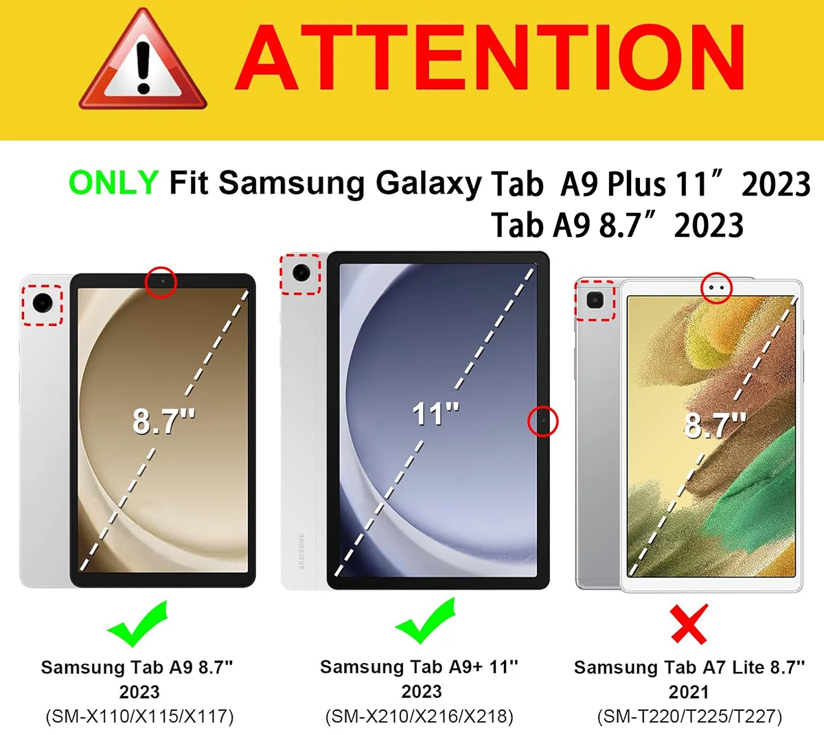 Drehbare Hülle für Samsung Gal – Samsung Tablet A9 Accessories Bewertung und Preis