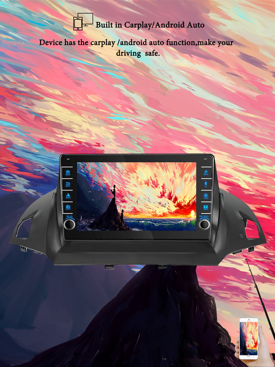 8G + 128G Android 14 Für Ford  – Tablet Danish Mobile & Accessories Bewertung und Preis