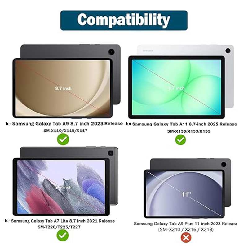 Kinder-EVA-Standhülle für Sams – Samsung Tablet A9 Accessories Bewertung und Preis