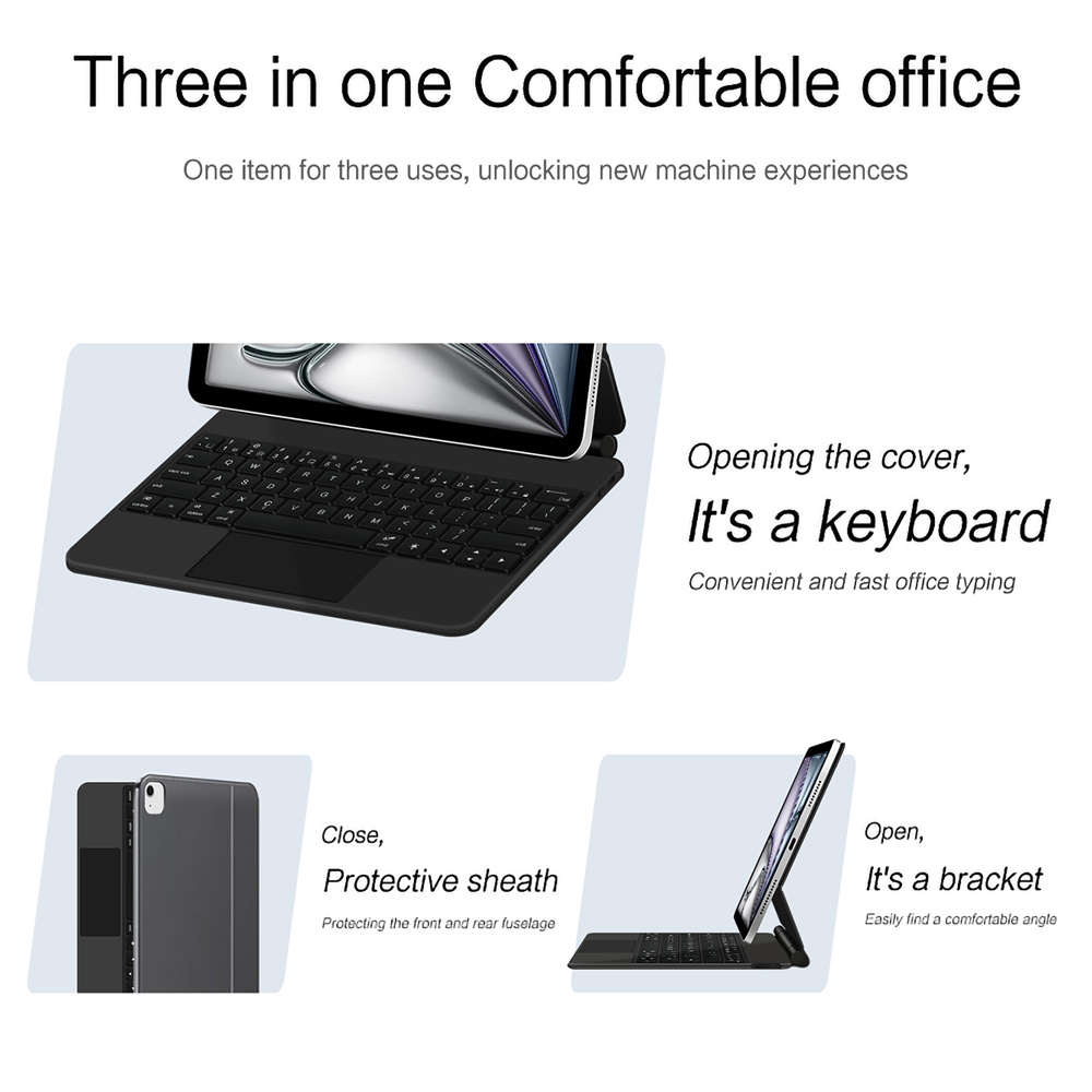 Magic Keyboard Case für iPad A – Ipad Cover Folio Bewertung und Preis
