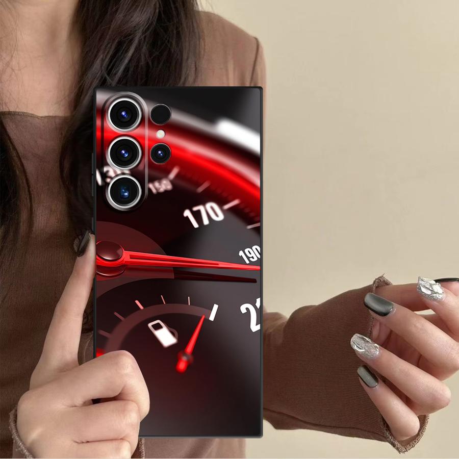 Rote Auto-Messinstrument-Hülle – Samsung Galaxy S25 Bewertung und Preis