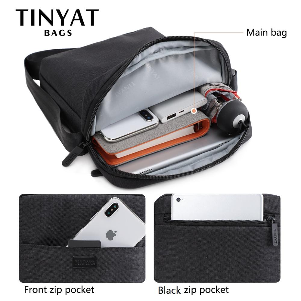 TINYAT Herrentaschen, leichte  – Tablet Shoulder Bag Bewertung und Preis