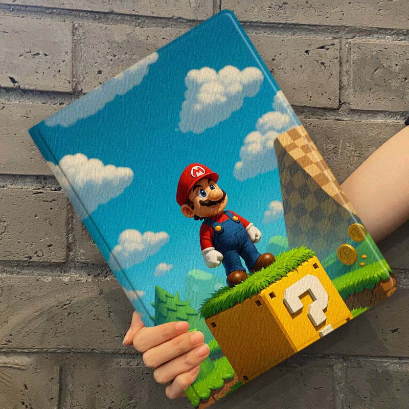 Cartoon M-Marios Kunst für Sam – Samsung Tablet A9 Accessories Bewertung und Preis