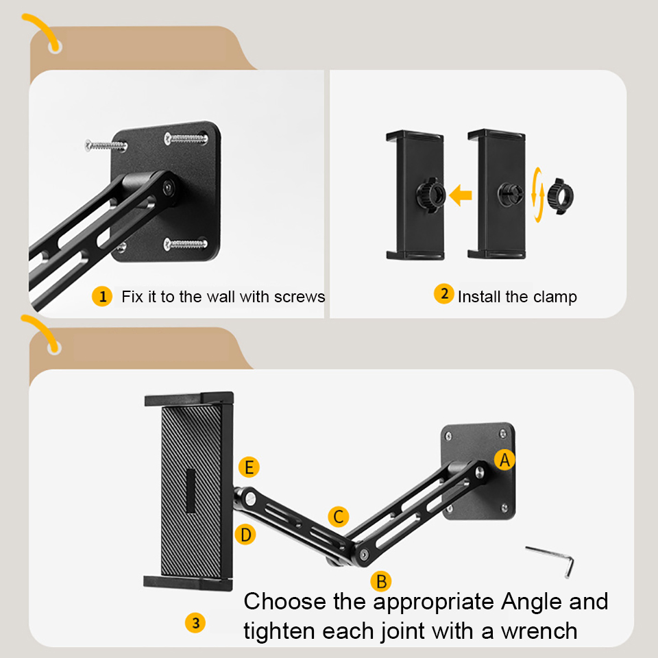 Verstellbarer Tablet-Wandhalte – Ulefone Tablet Accessories Bewertung und Preis
