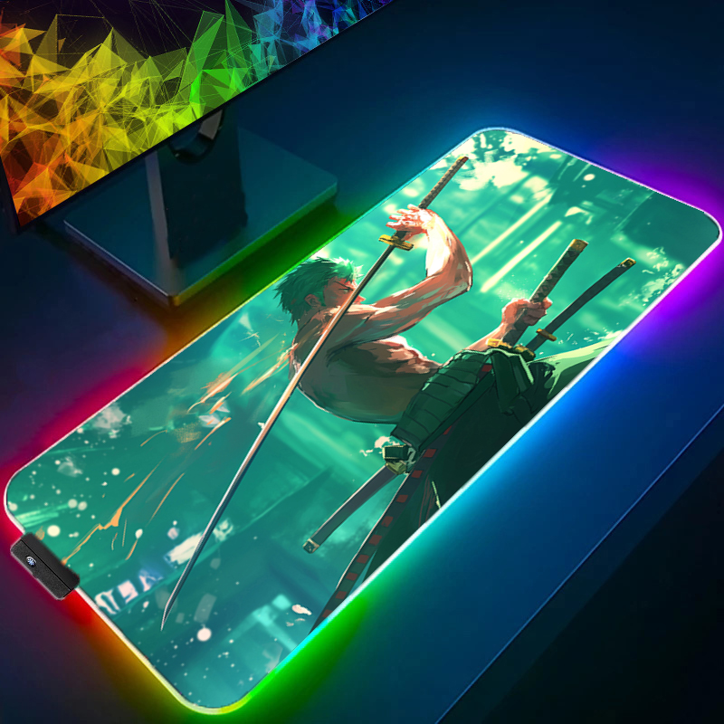 ONE PIECE Zoro Mauspad RGB Gam – Tablet Pc Accessories Bewertung und Preis