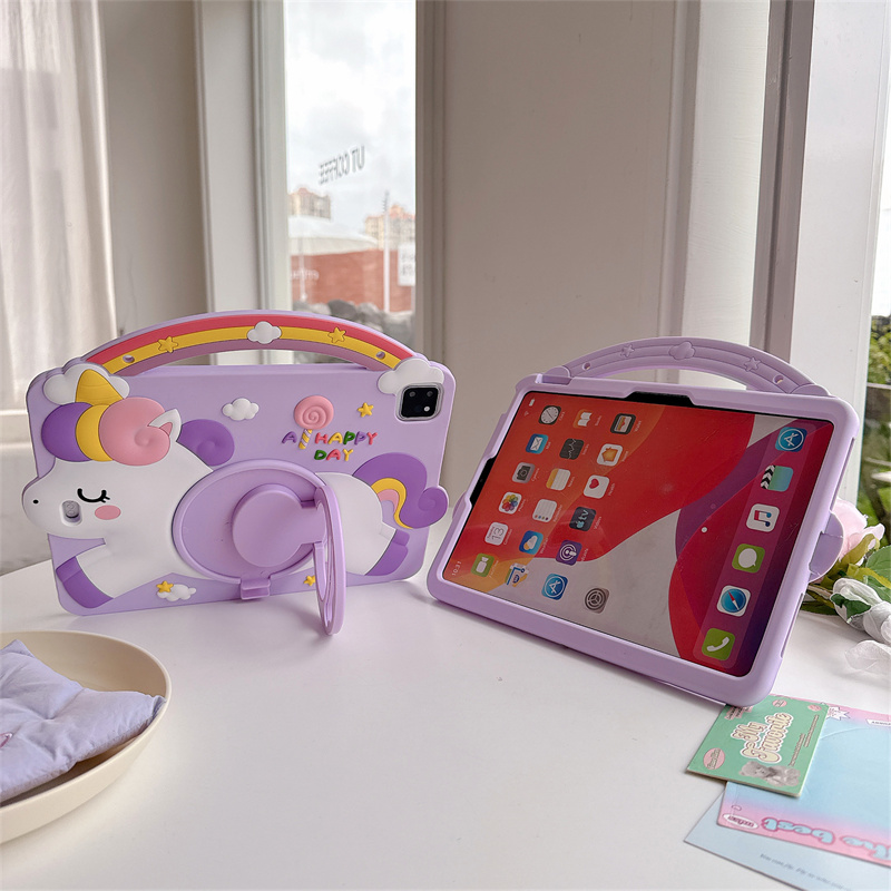 Cartoon-Einhorn-Kinder-Tablet- – Samsung Tablet A9 Accessories Bewertung und Preis