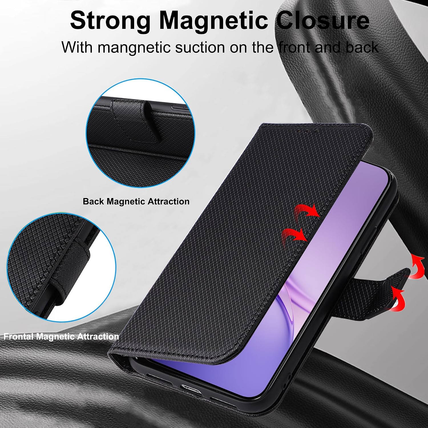 Schlichte Leder-Klapphülle für – Magnetic Case Smart Bewertung und Preis