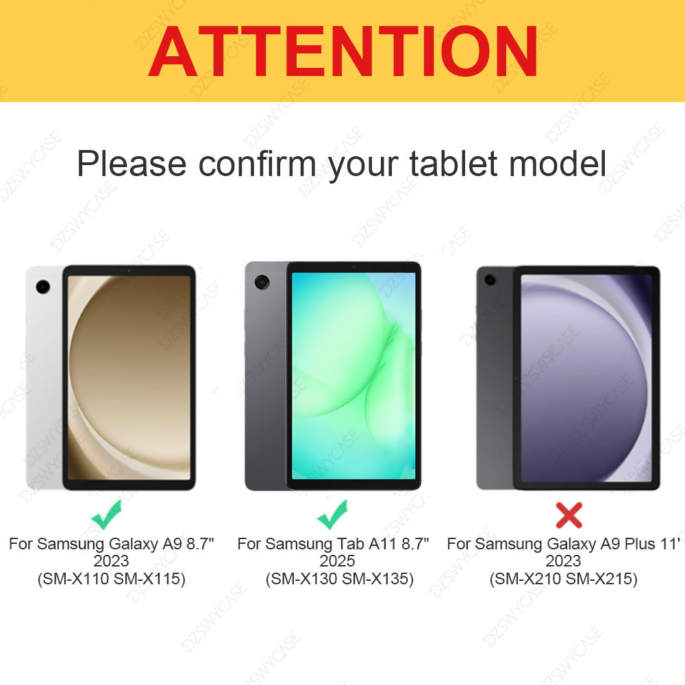 Silikonhülle für Samsung Galax – Samsung Tablet A9 Accessories Bewertung und Preis