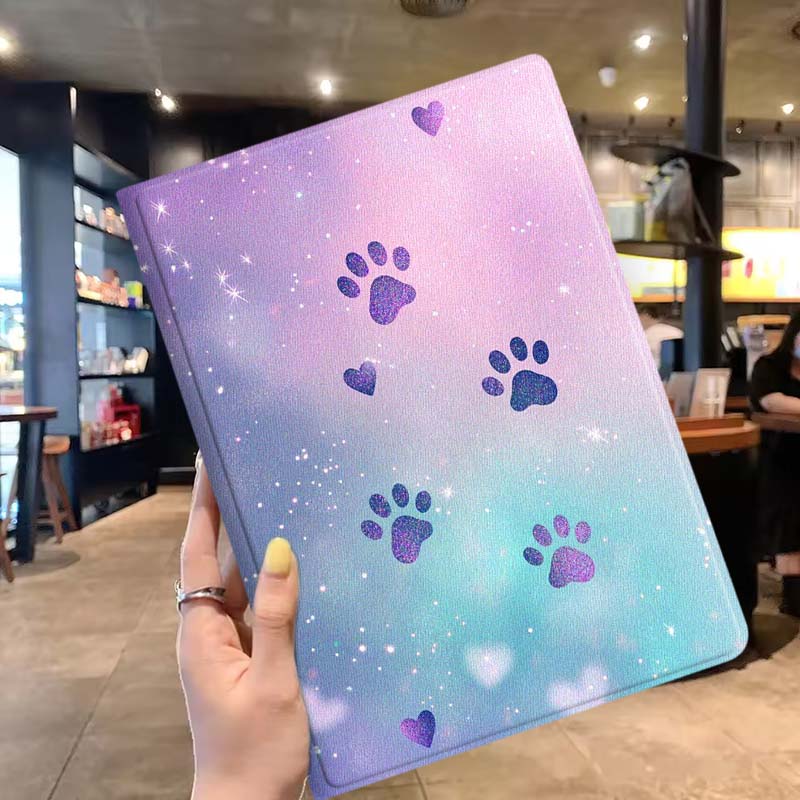 Cartoon Glitter Paw Prints Sof – Lenovo Tablet Plus Accessories Bewertung und Preis