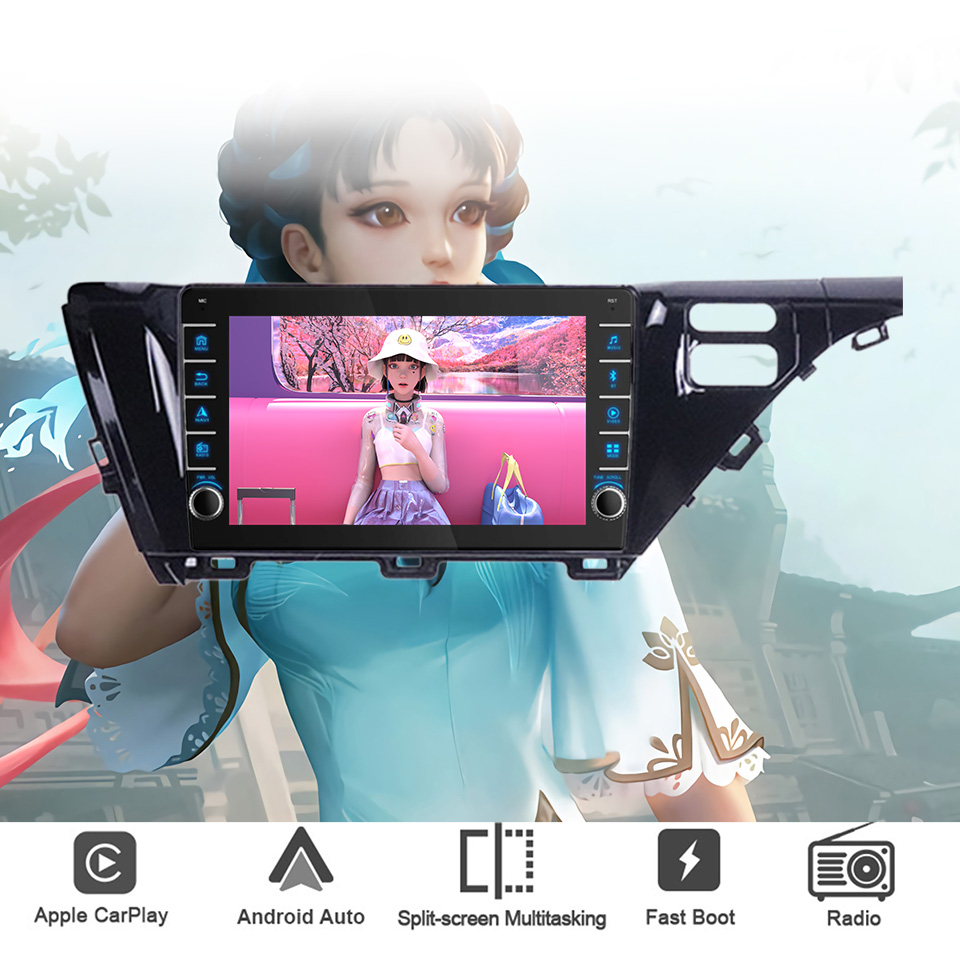 8G+128G Android 14 Für Toyota  – Tablet Danish Mobile & Accessories Bewertung und Preis